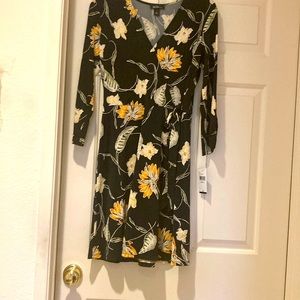 NWT-SALE-ALYX flower printed polyester dress
